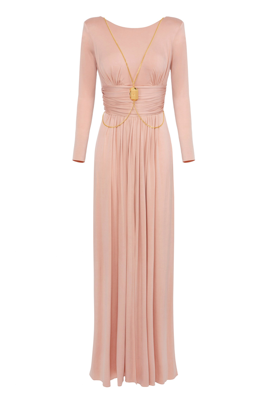 Vestido Red Carpet de punto con accesorio - Elisabetta Franchi® Outlet