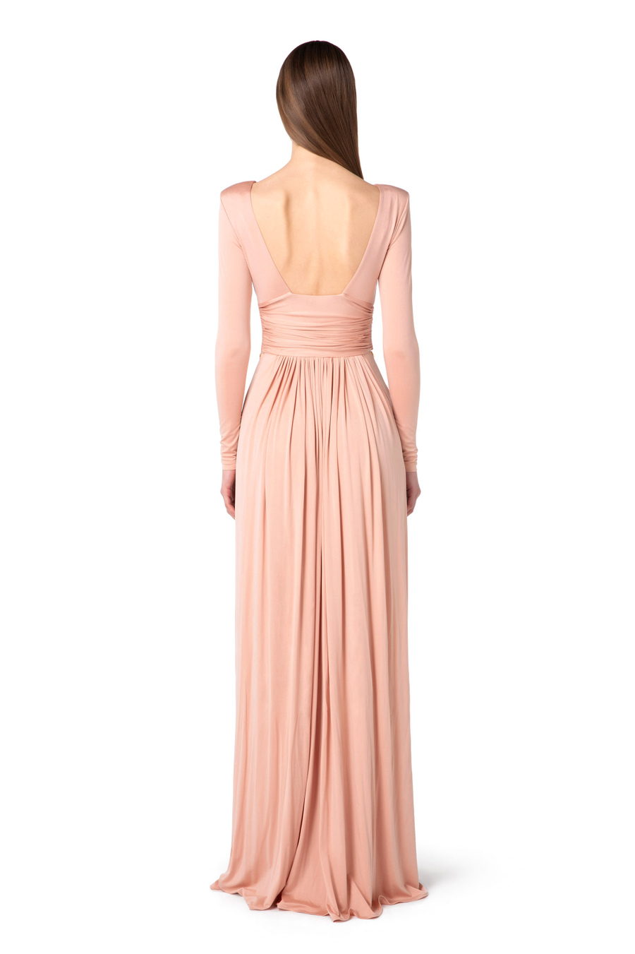 Vestido Red Carpet de punto con accesorio - Elisabetta Franchi® Outlet