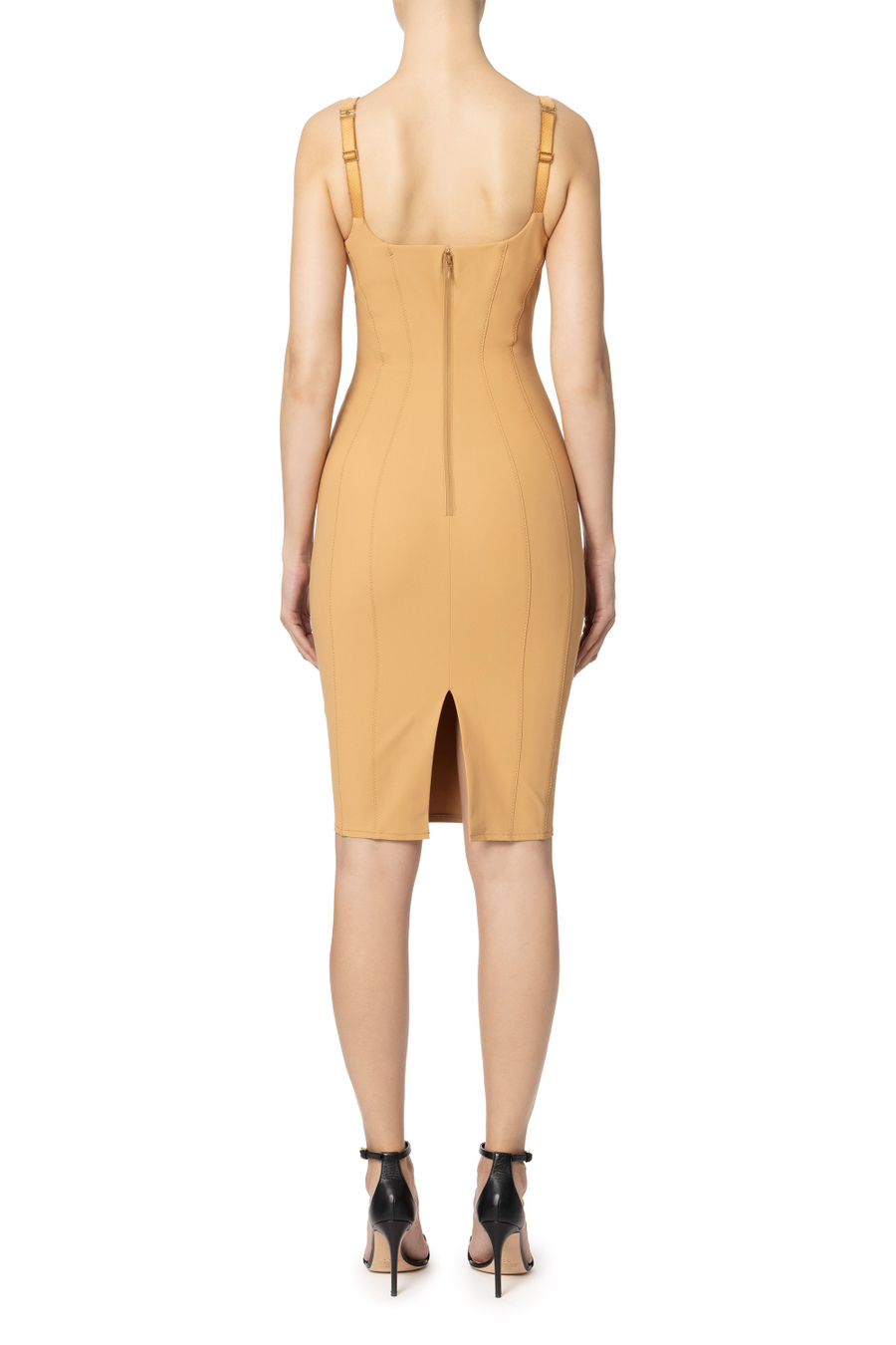 Robe fourreau avec bonnets - Elisabetta Franchi® Outlet