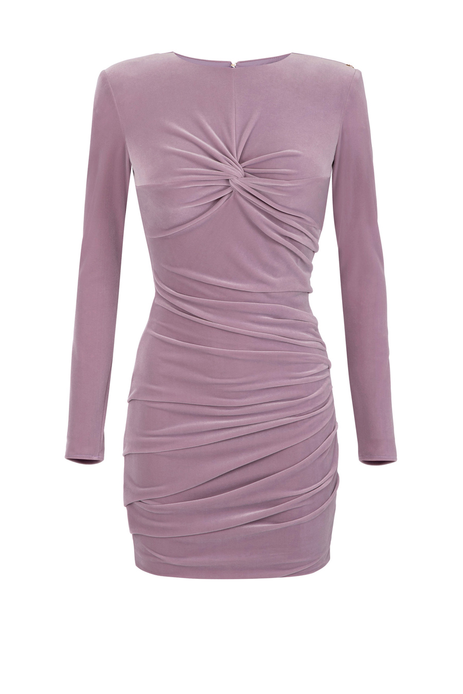 Mini-robe en velours drapé - Elisabetta Franchi® Outlet