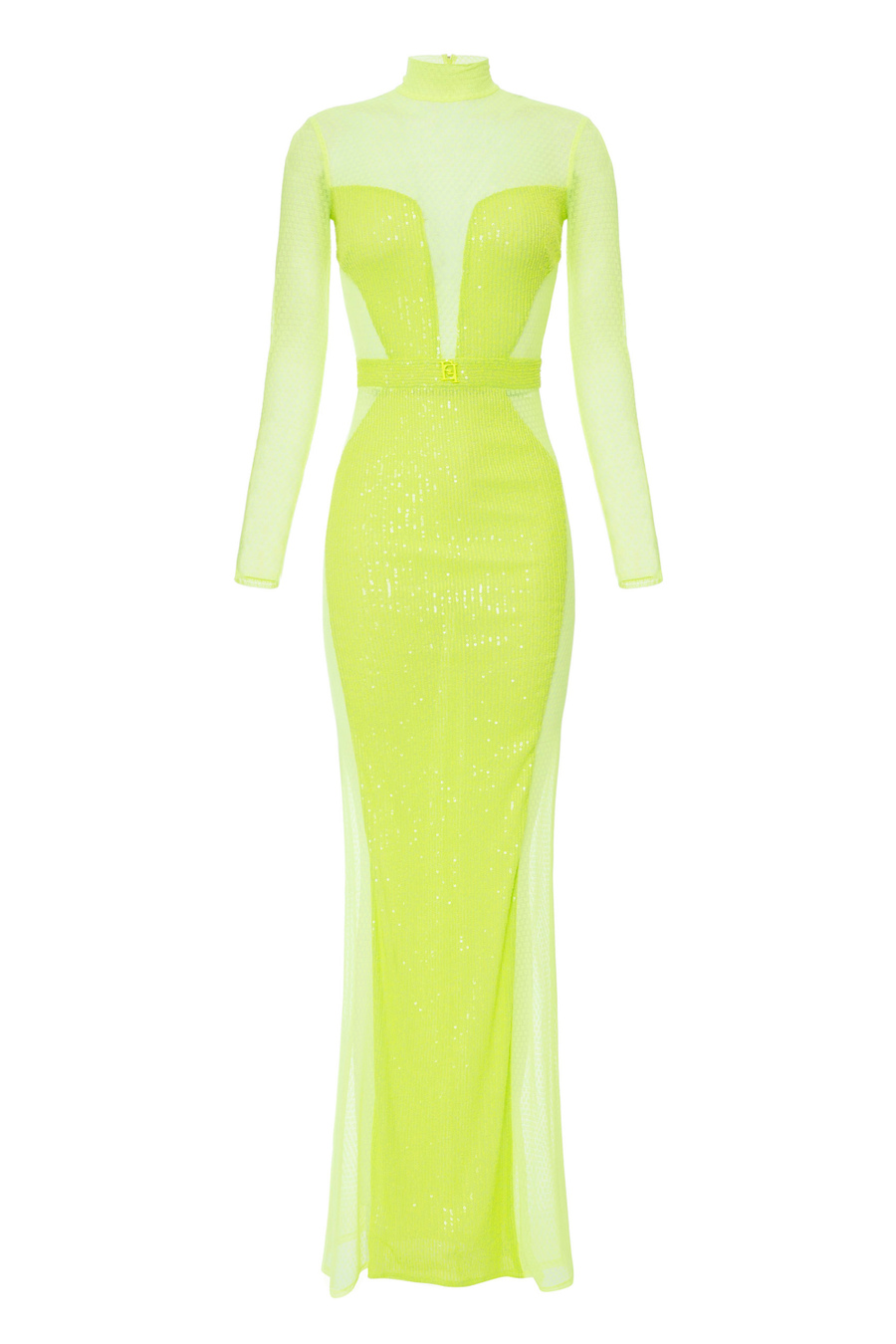 Abito red carpet in tulle e paillettes - Elisabetta Franchi® Outlet