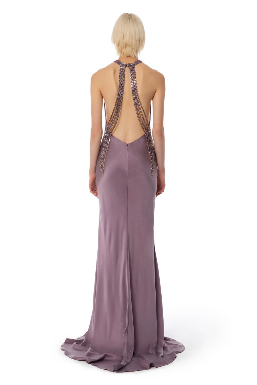 Abito red carpet in seta - Elisabetta Franchi® Outlet