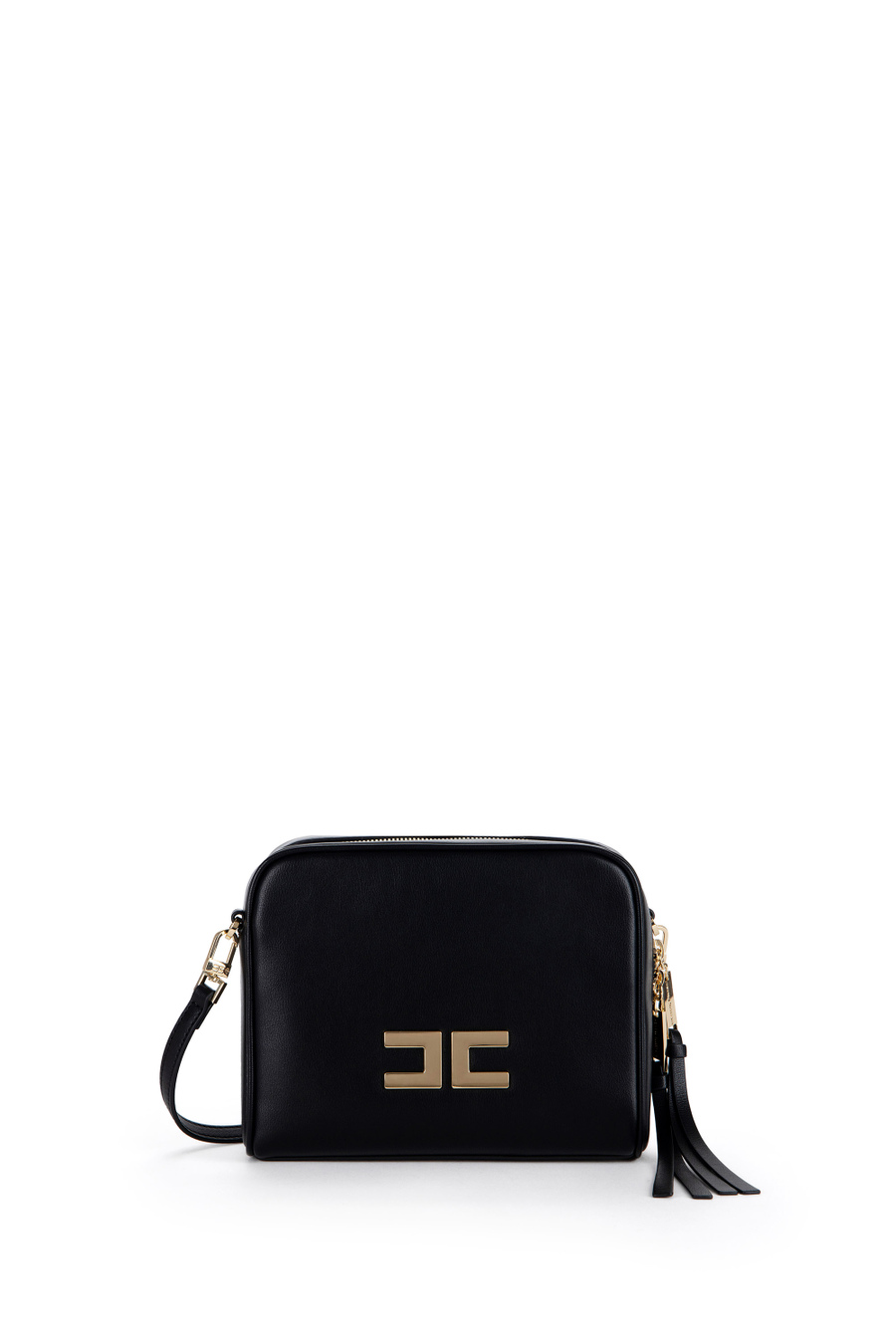 Clutch Bag with Elisabetta Franchi Logo - Elisabetta Franchi® Outlet