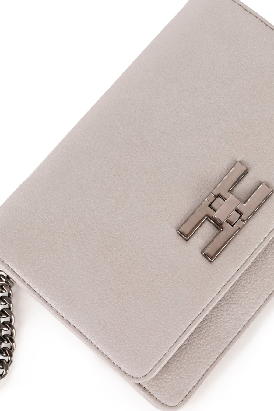 Shoulder bag with logoed turn-lock - Elisabetta Franchi® Outlet