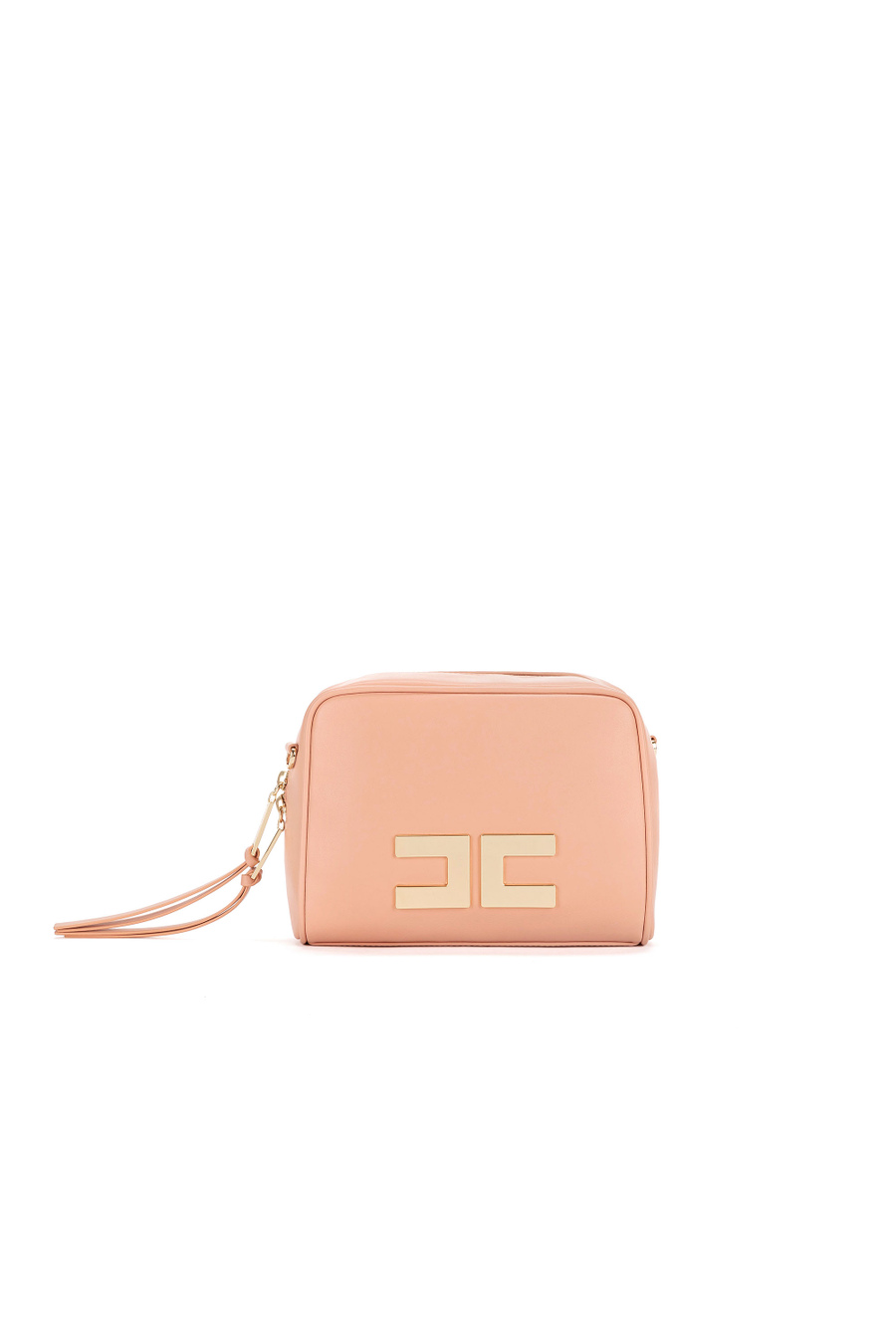 Bolso con aplicación de logotipo - Elisabetta Franchi® Outlet