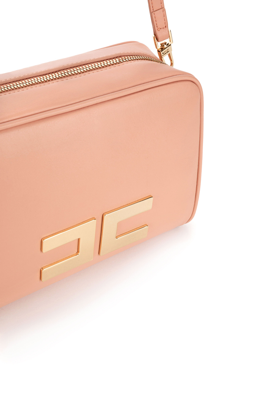Bolso con aplicación de logotipo - Elisabetta Franchi® Outlet