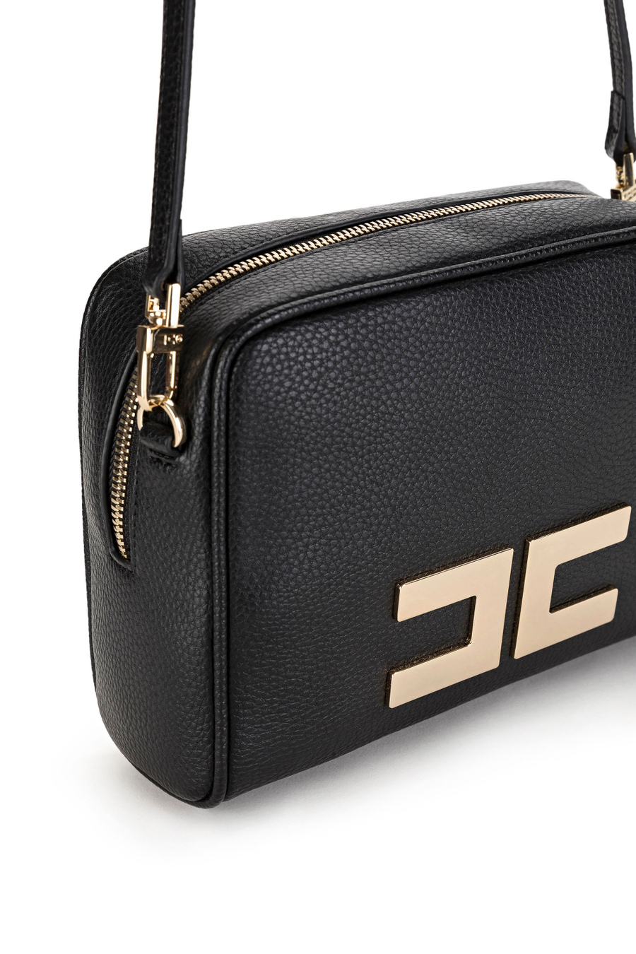 Micro bag with logo - Elisabetta Franchi® Outlet