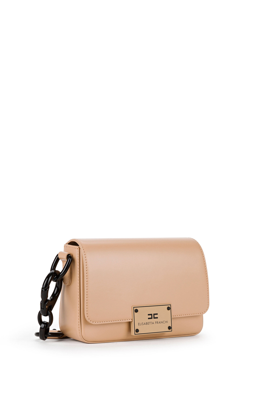 Mini bag with snap-hook - Elisabetta Franchi® Outlet