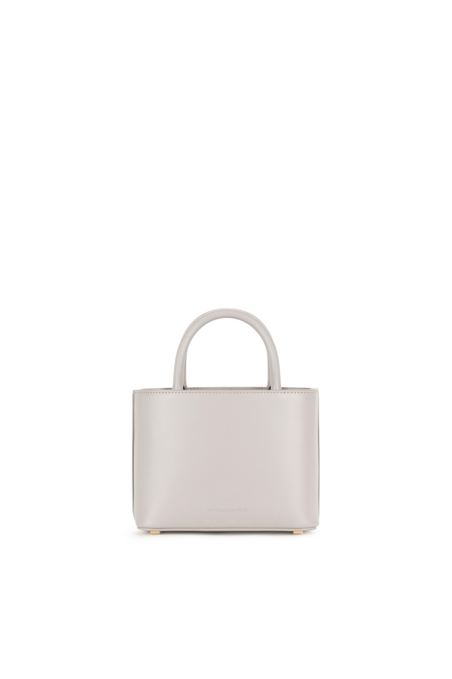Small shopper bag with enamelled plaque - Elisabetta Franchi® Outlet