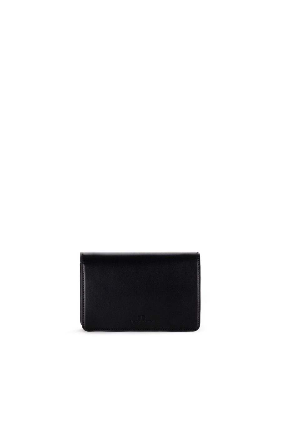 Shoulder bag with enamelled plaque - Elisabetta Franchi® Outlet