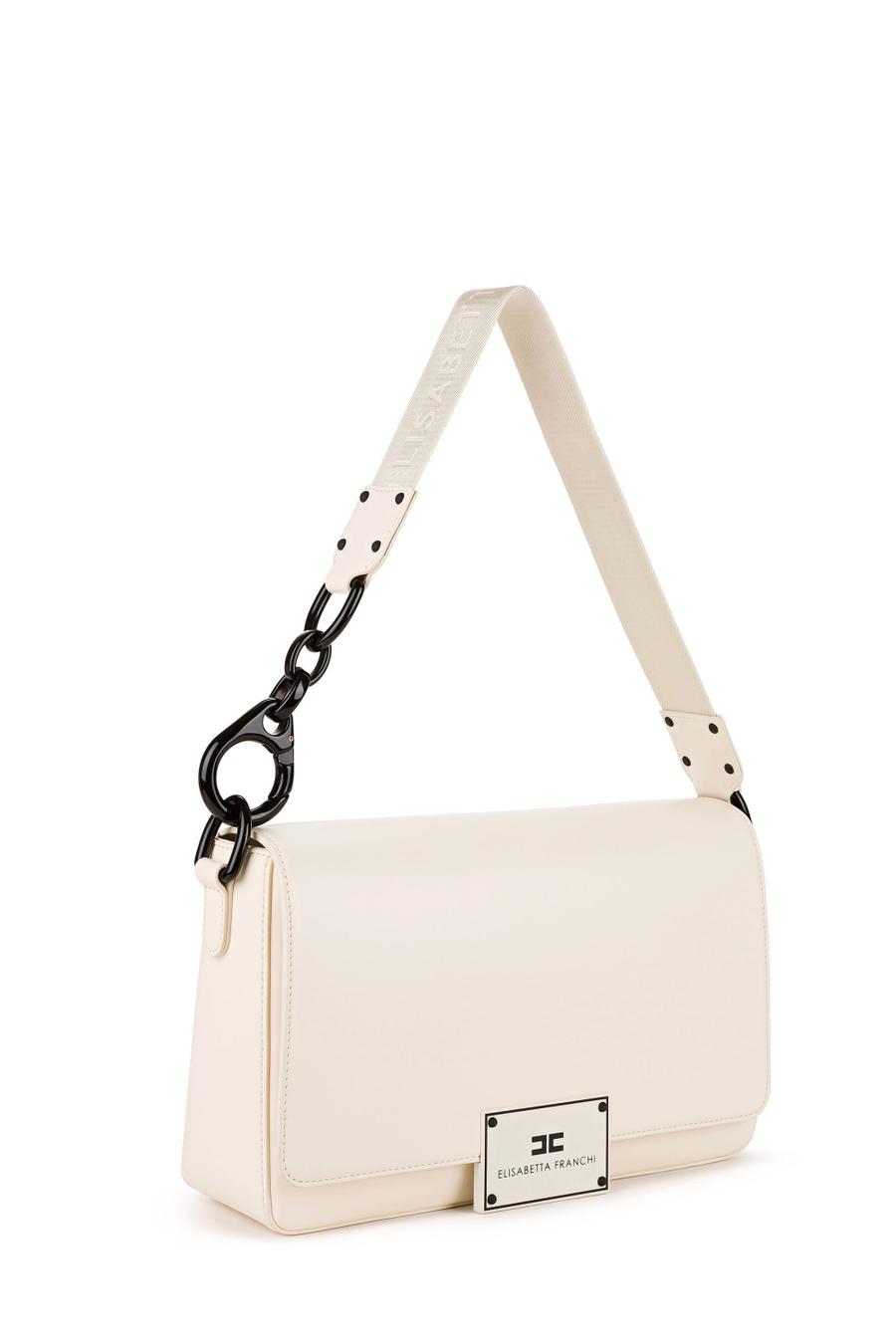 Bag with double shoulder strap - Elisabetta Franchi® Outlet