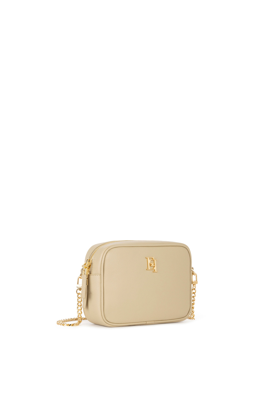 Camera bag with metal logo - Elisabetta Franchi® Outlet
