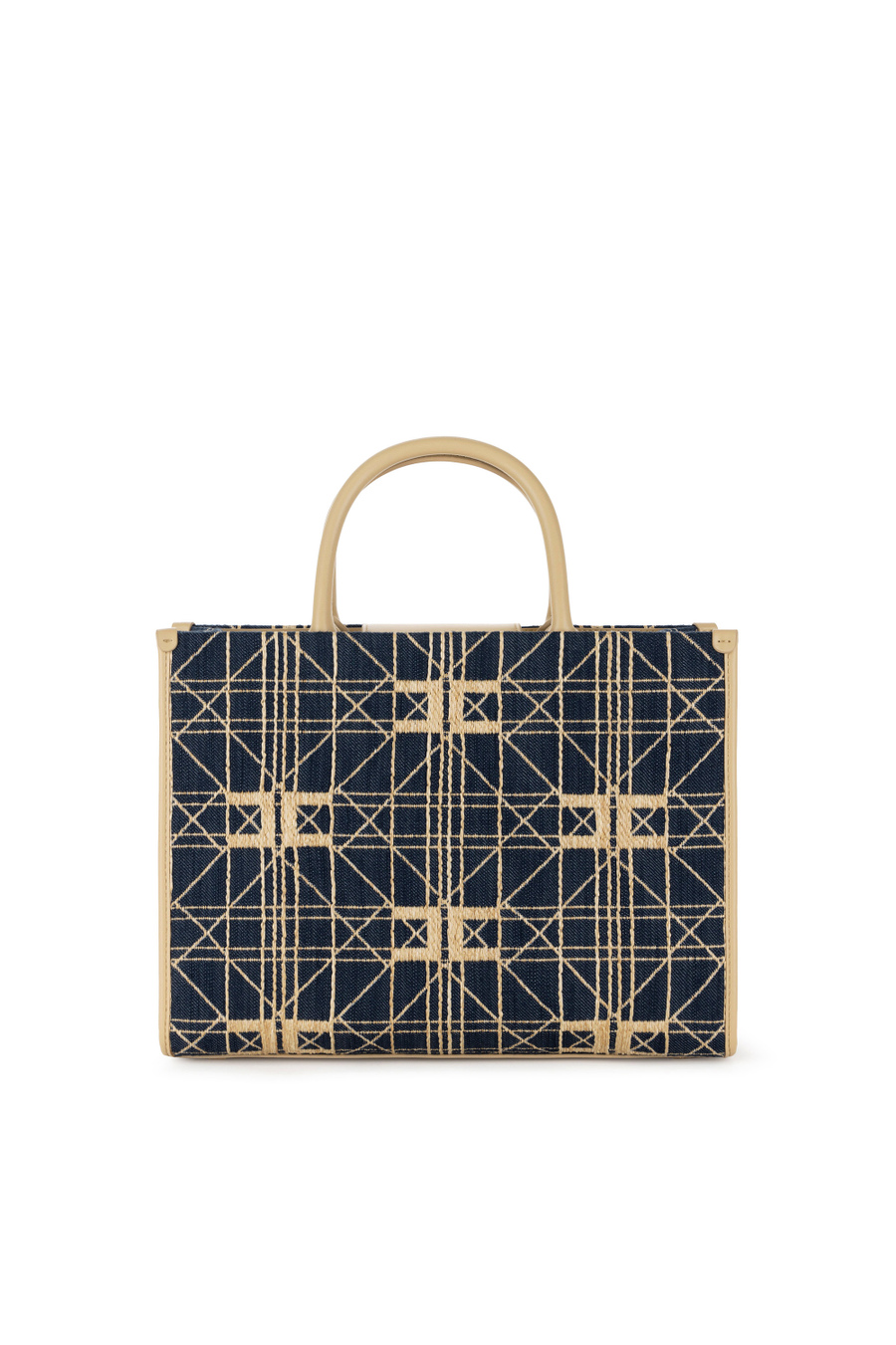 Raffia medium shopper bag - Elisabetta Franchi® Outlet