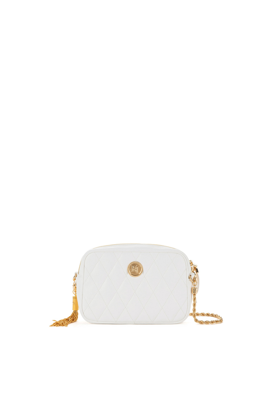 Borsa piccola matelassé con tracolla - Elisabetta Franchi® Outlet