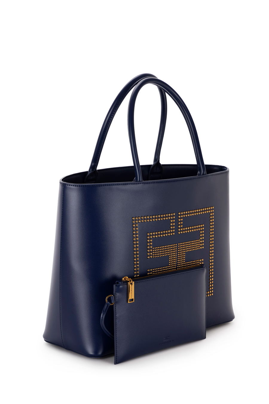 Studded logo shopper - Elisabetta Franchi® Outlet
