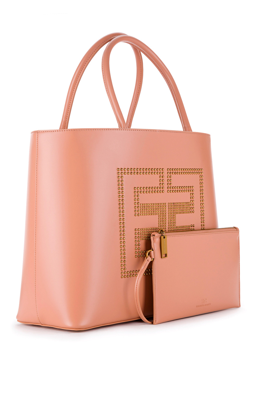 Studded logo shopper - Elisabetta Franchi® Outlet