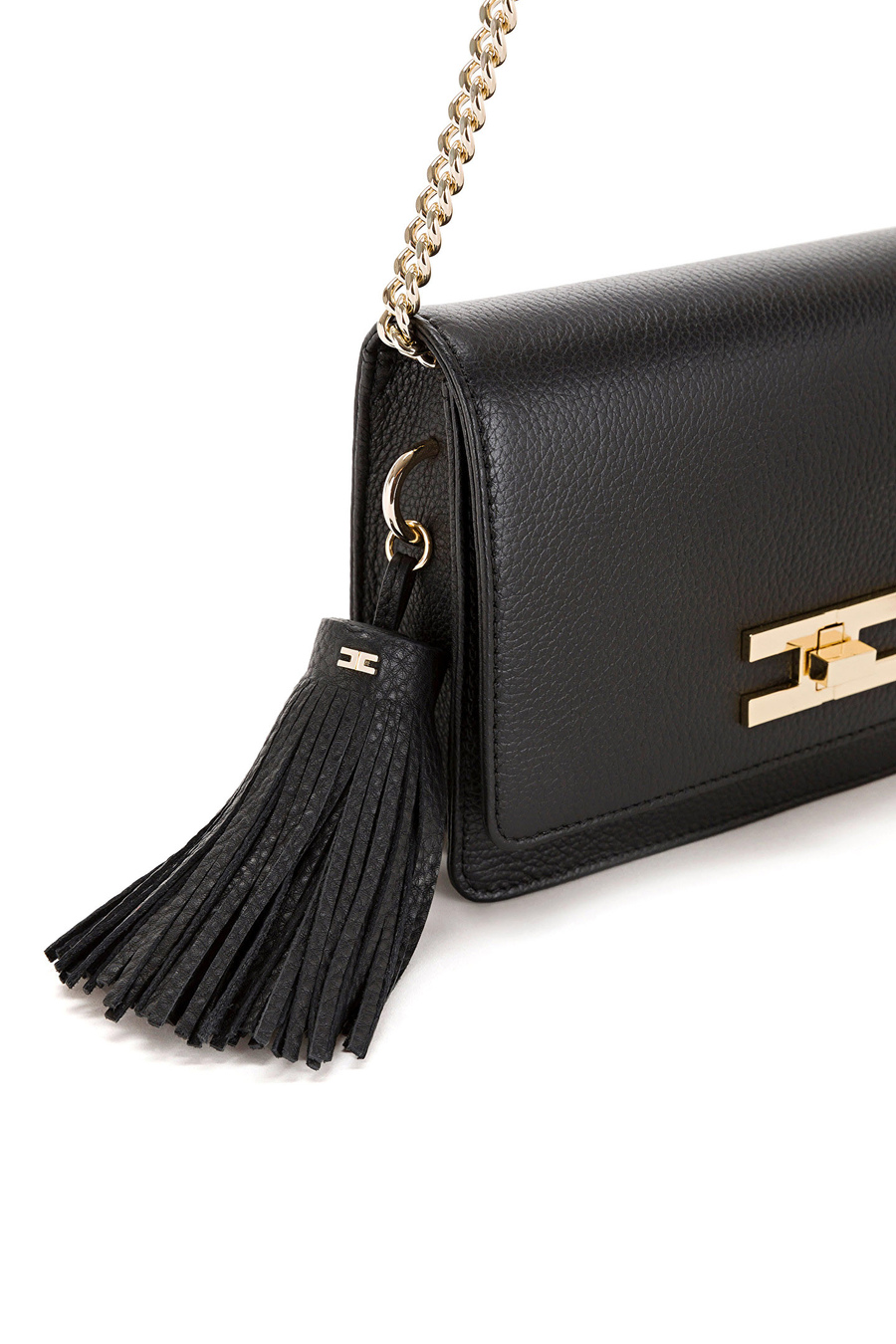 Borsa Tracolla Con Nappe - Elisabetta Franchi® Outlet