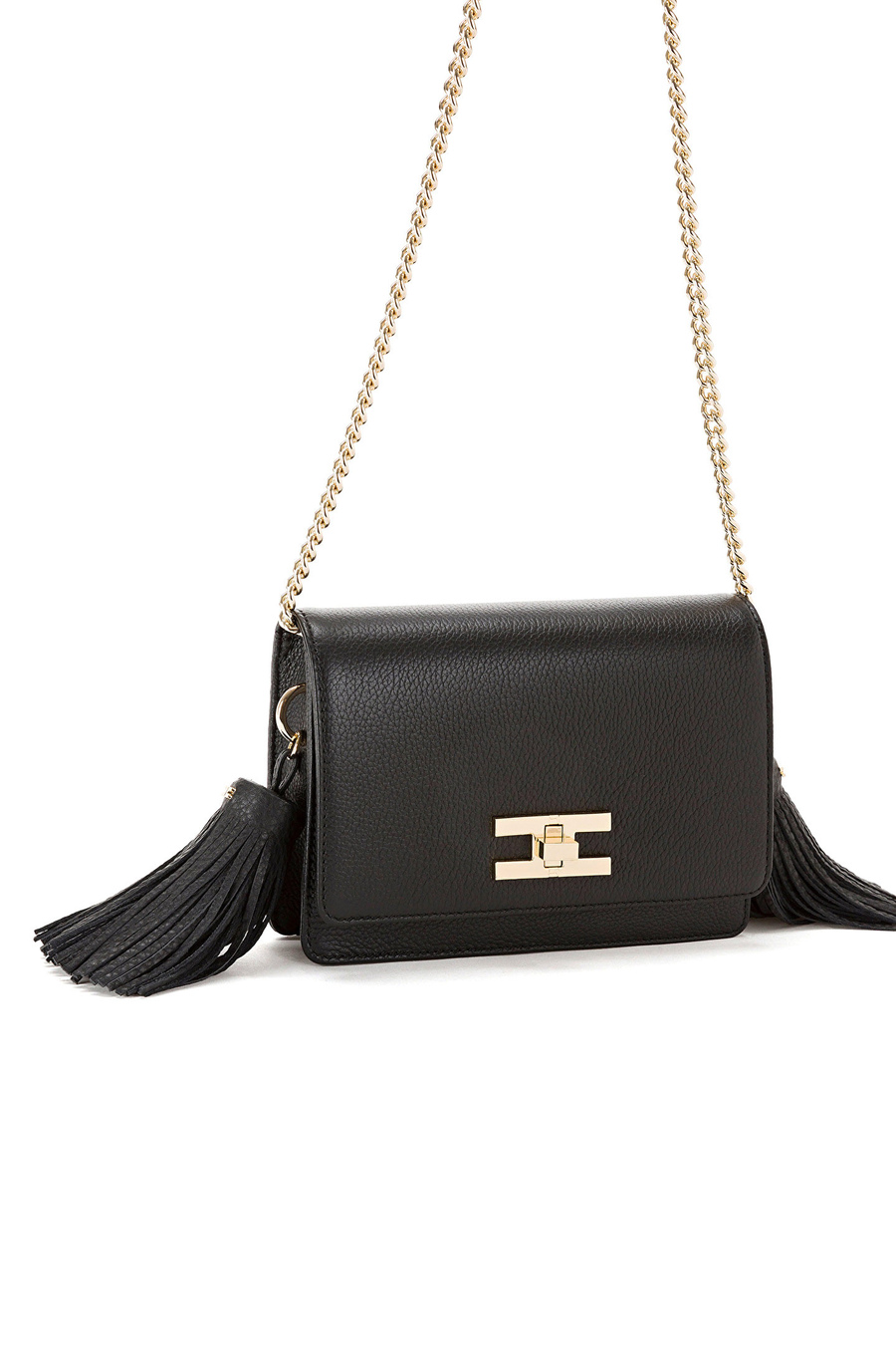 Borsa Tracolla Con Nappe - Elisabetta Franchi® Outlet