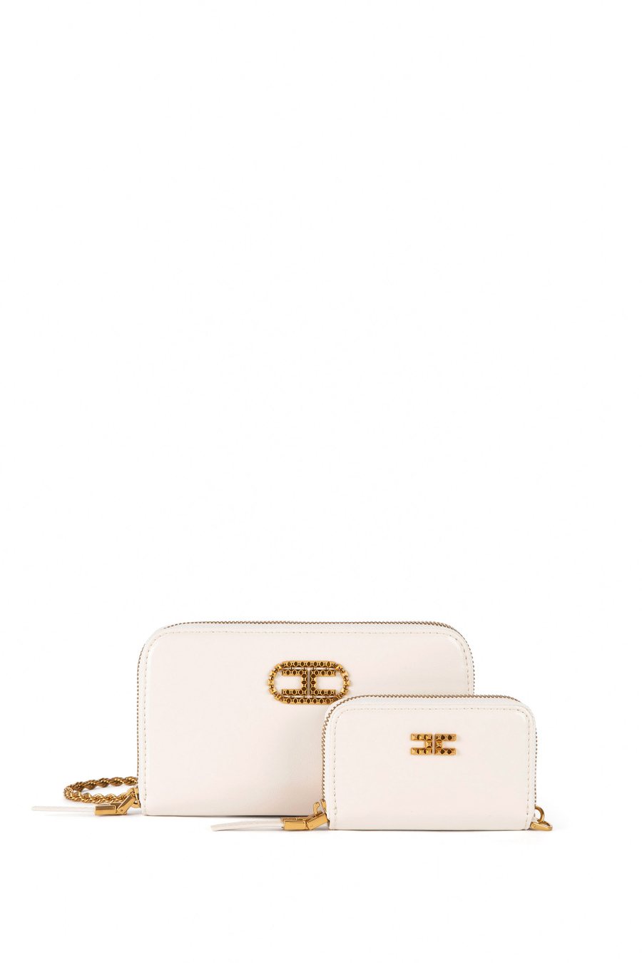Deep Night wallet with shoulder strap - Elisabetta Franchi® Outlet