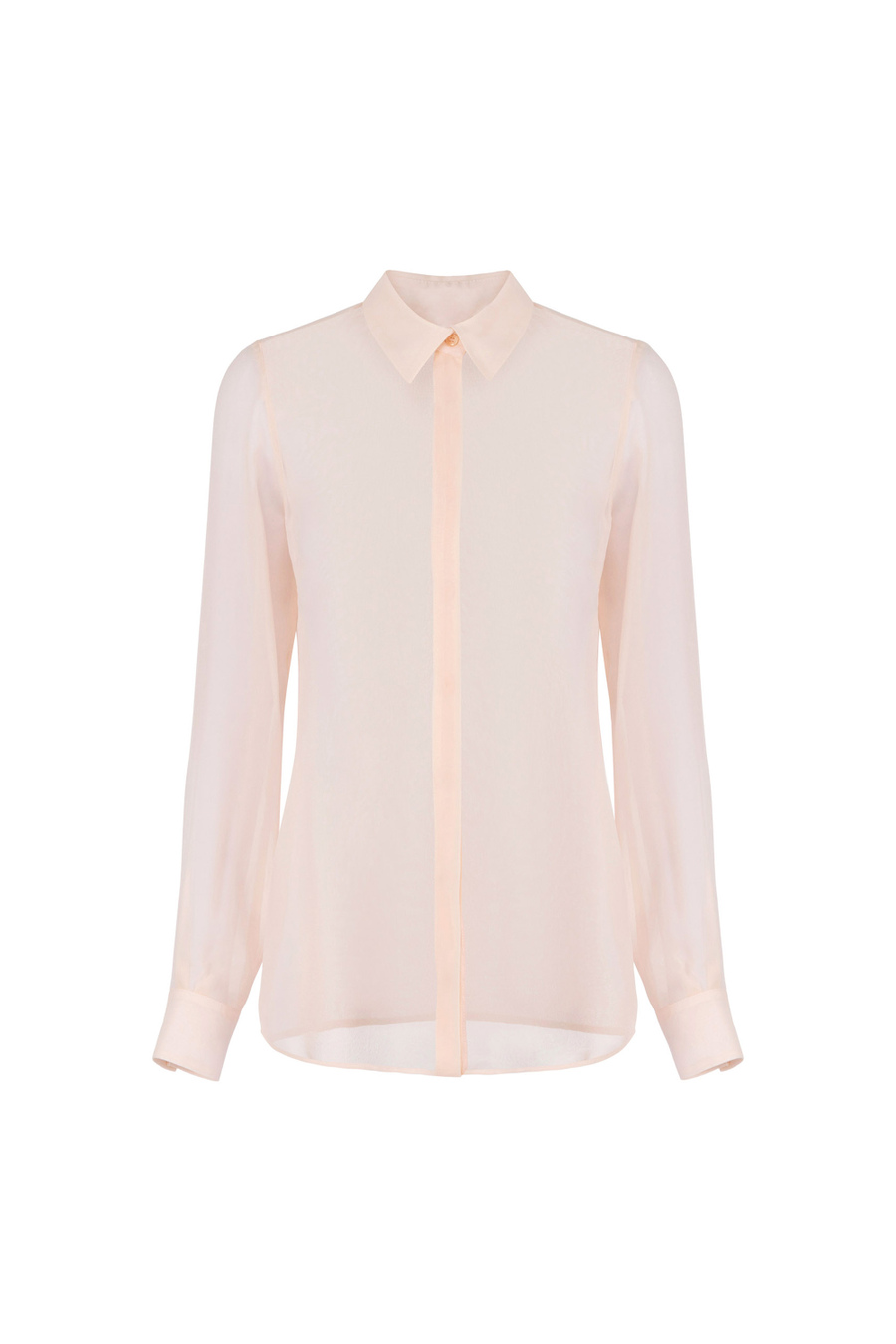 Camicia in georgette di seta - Elisabetta Franchi® Outlet