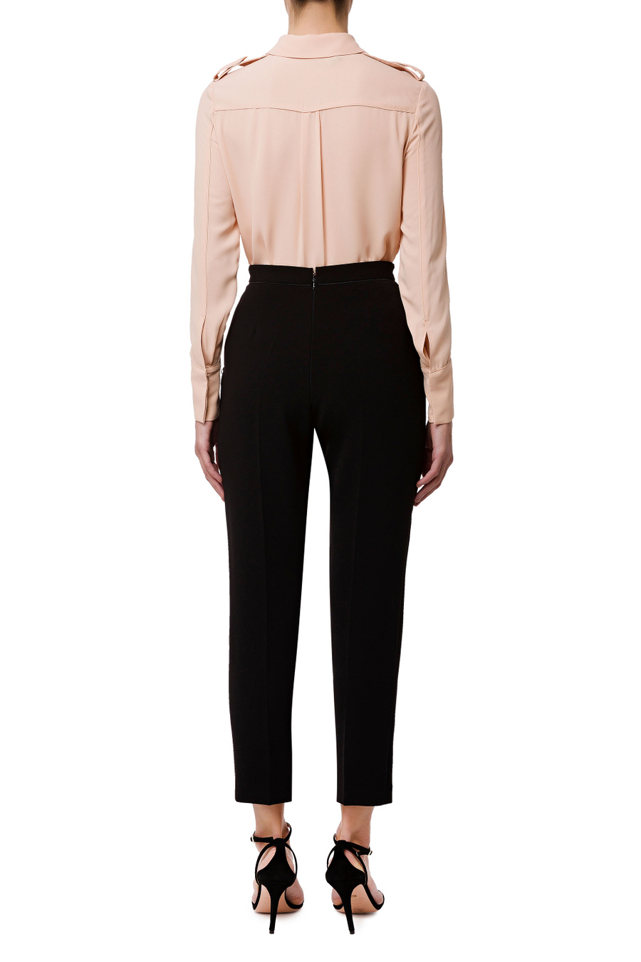Blouse with pockets - Elisabetta Franchi® Outlet