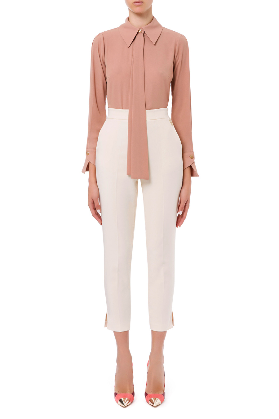 Georgette blouse - Elisabetta Franchi® Outlet