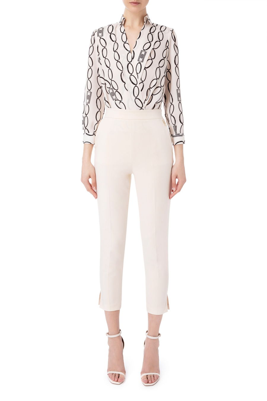 Body camicia maniche 3/4 - Elisabetta Franchi® Outlet