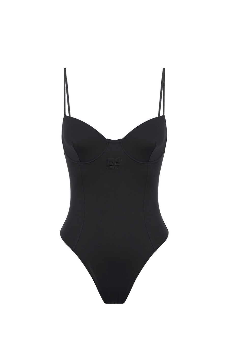 Costume intero con scollo a cuore - Elisabetta Franchi® Outlet