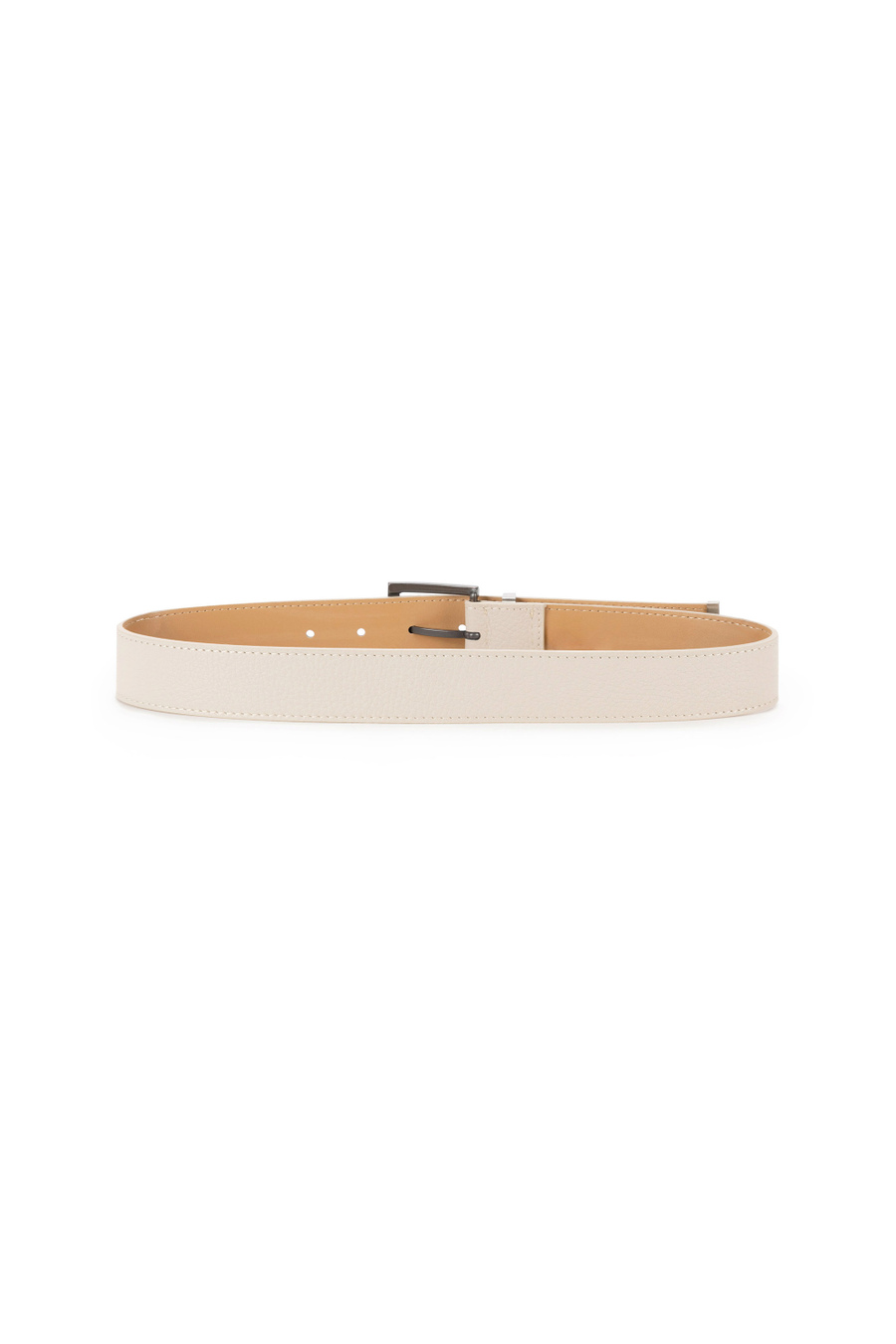 Faux leather wide belt with stitching - Elisabetta Franchi® Outlet