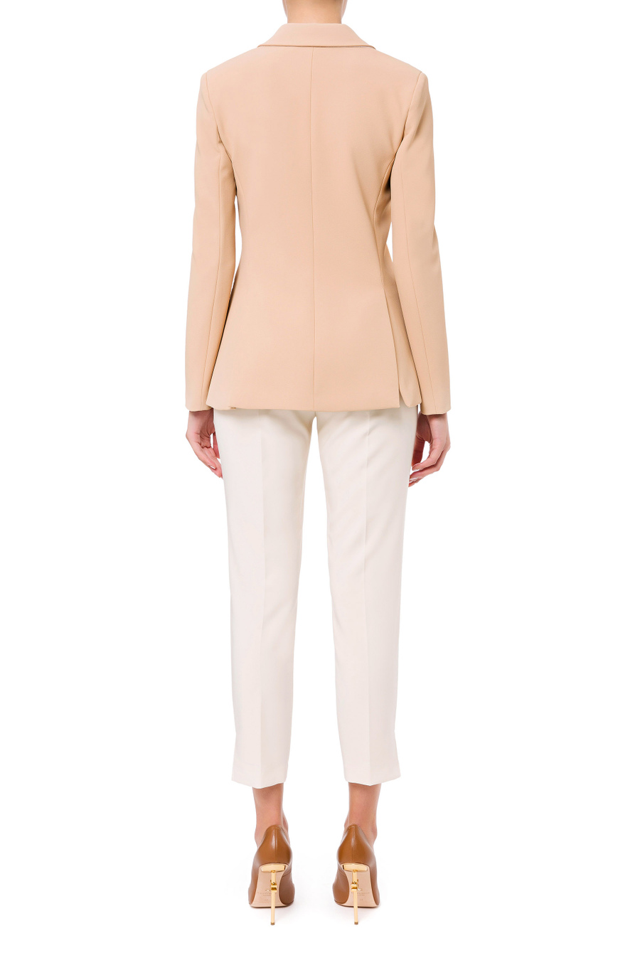 Elisabetta Franchi jacket with light gold buttons - Elisabetta Franchi® Outlet