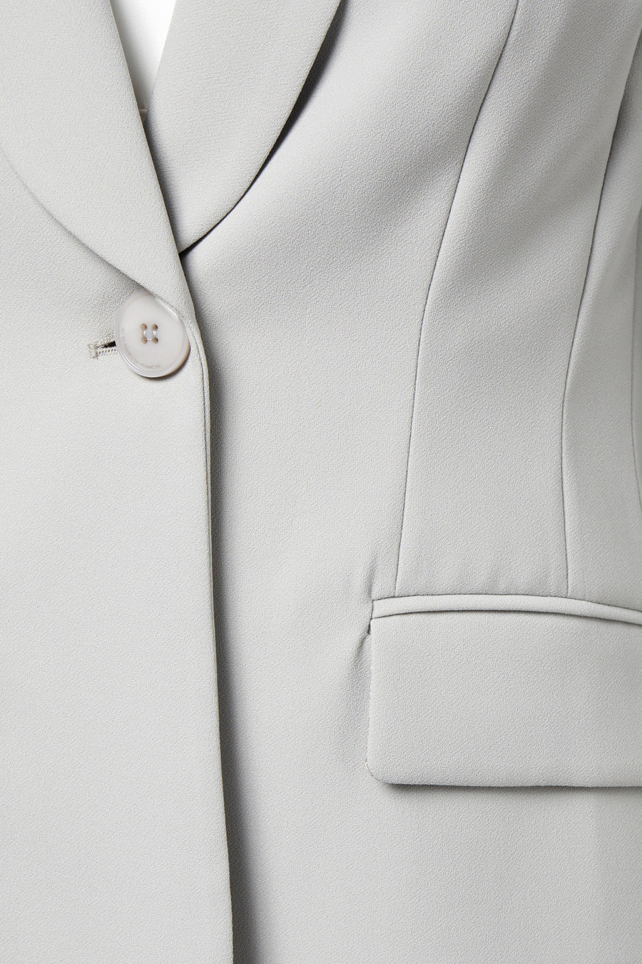 Crêpe jacket with shawl lapel - Elisabetta Franchi® Outlet