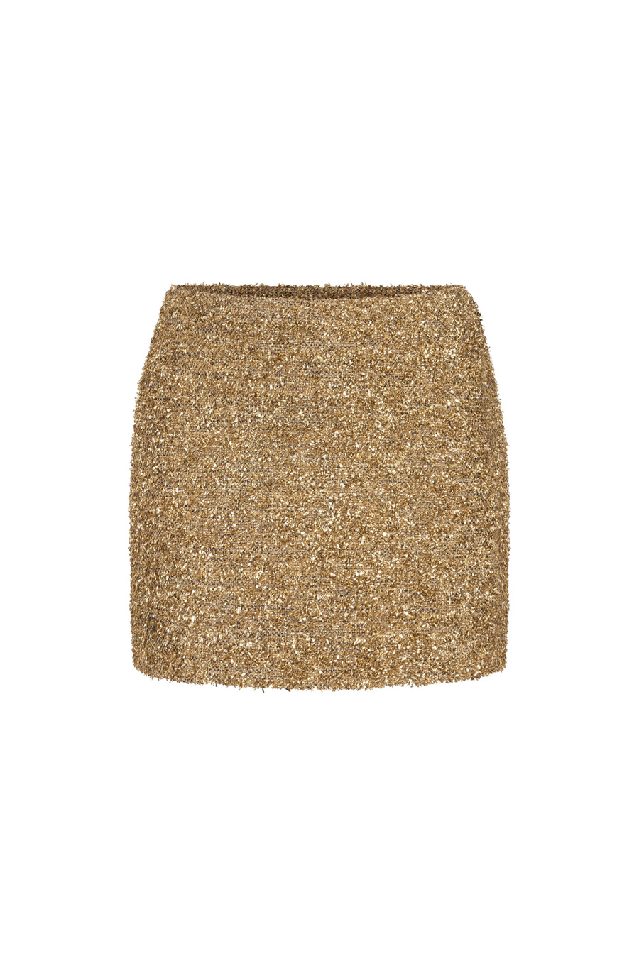 Lurex tweed miniskirt - Elisabetta Franchi® Outlet