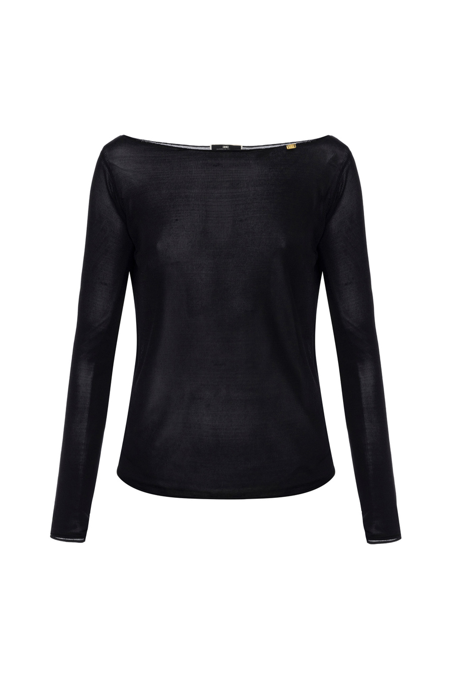 Top in viscosa lucida - Elisabetta Franchi® Outlet