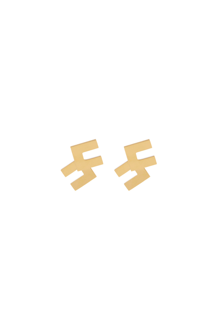 Orecchini logo double - Elisabetta Franchi® Outlet