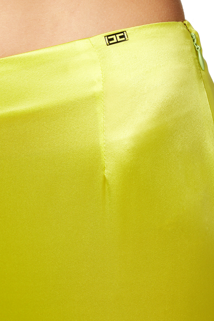 Flowing crêpe palazzo trousers - Elisabetta Franchi® Outlet