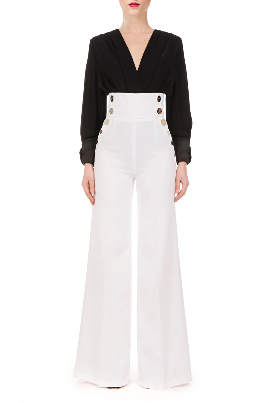 Palazzo trousers - Elisabetta Franchi® Outlet