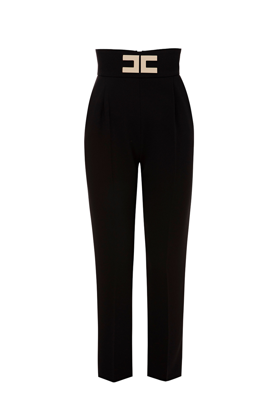 Trousers with logo - Elisabetta Franchi® Outlet