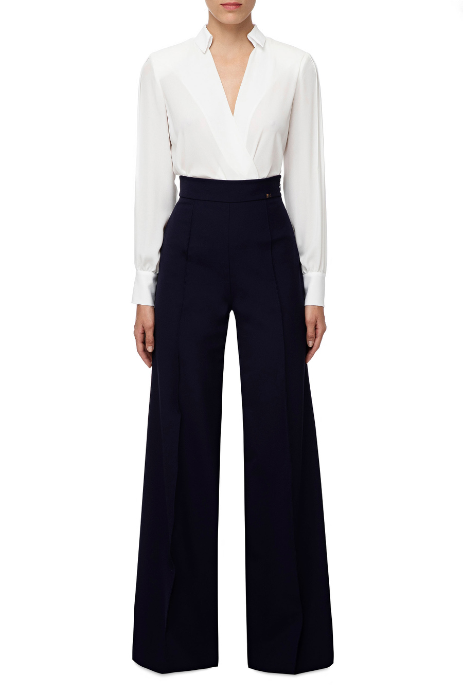 Pantalone palazzo - Elisabetta Franchi® Outlet
