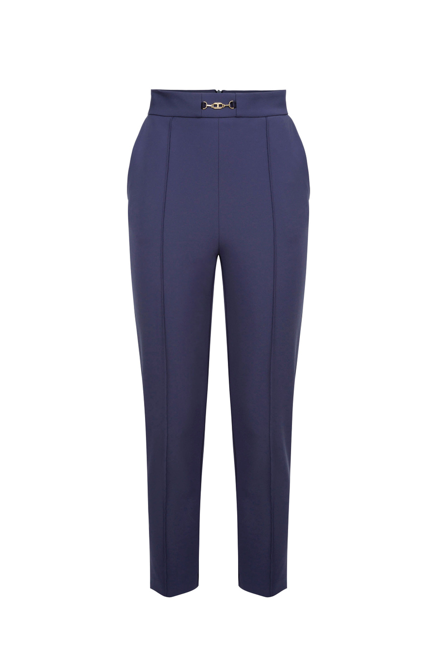 Skinny trousers with accessory - Elisabetta Franchi® Outlet