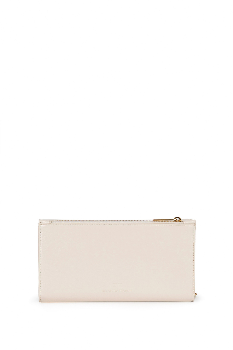 Deep Night maxi wallet with shoulder strap - Elisabetta Franchi® Outlet