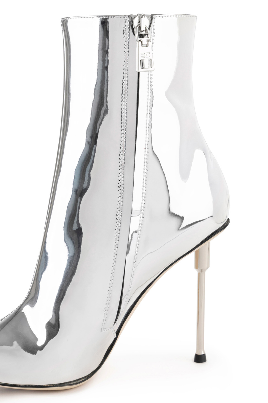Tronchetti in tessuto specchiato - Elisabetta Franchi® Outlet