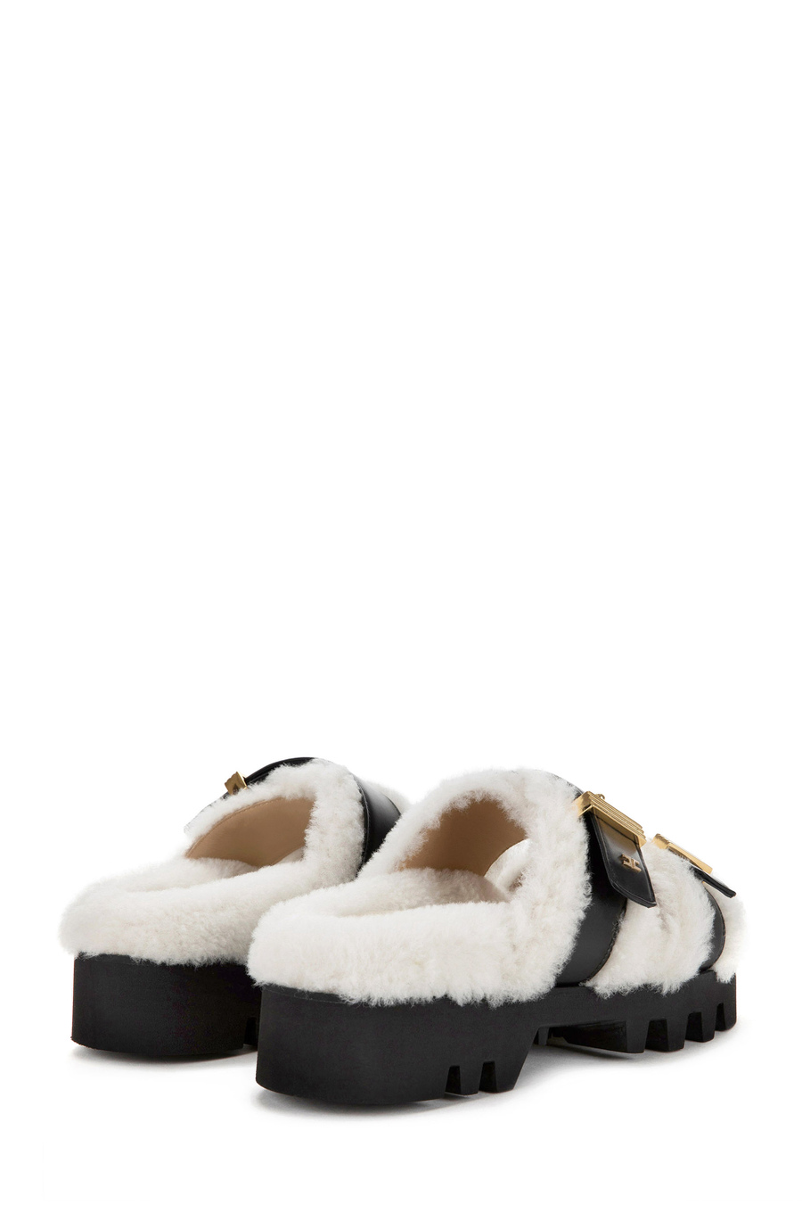 Sandalo slider con maxi fondo carrarmato - Elisabetta Franchi® Outlet