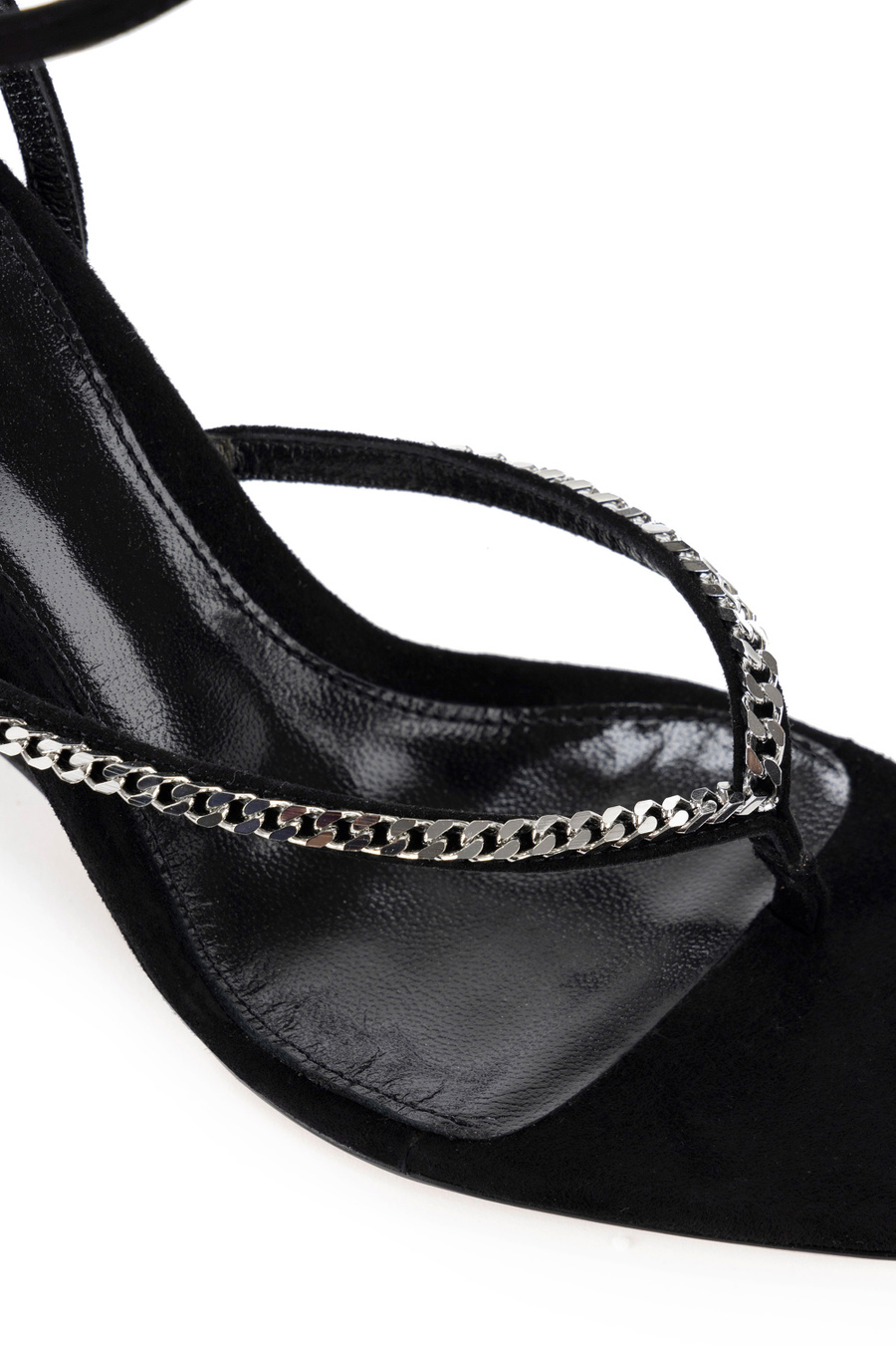 Suede sandals with wedge - Elisabetta Franchi® Outlet