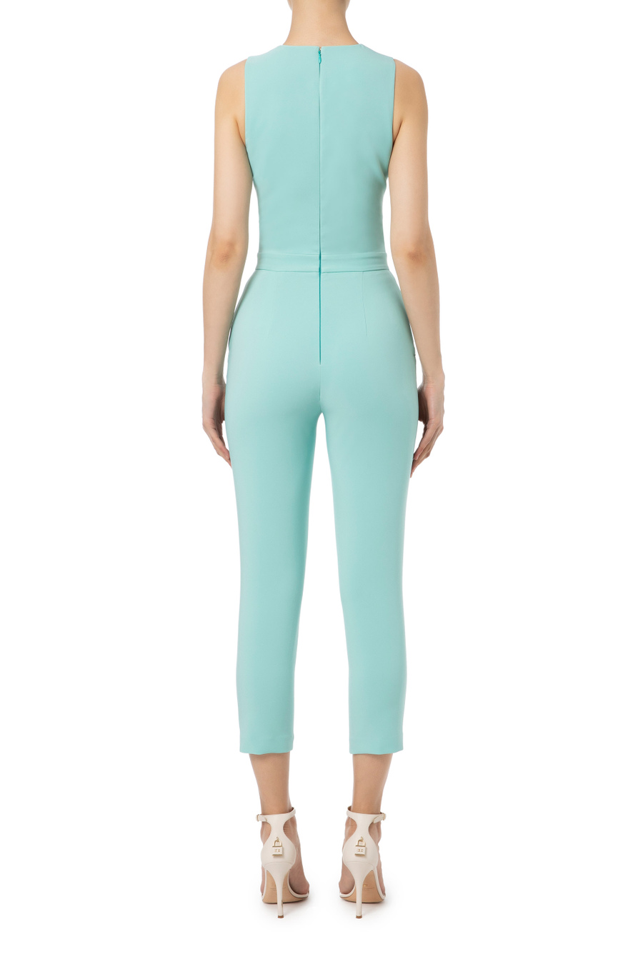 Jumpsuit in bielastic fabric - Elisabetta Franchi® Outlet