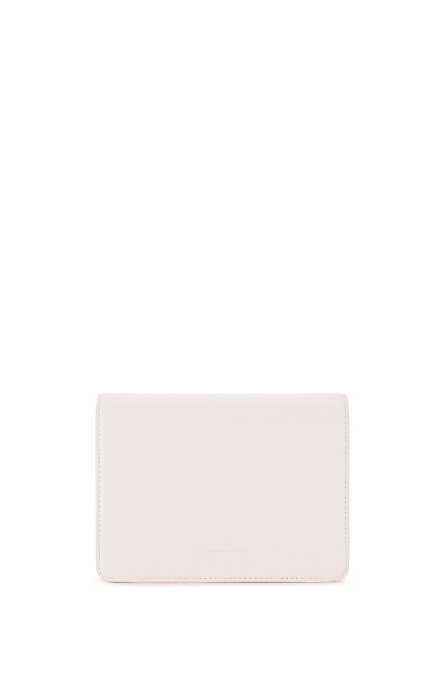 Mini bag with gold logo - Elisabetta Franchi® Outlet