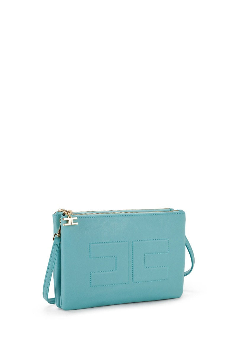 Micro bag with logo - Elisabetta Franchi® Outlet