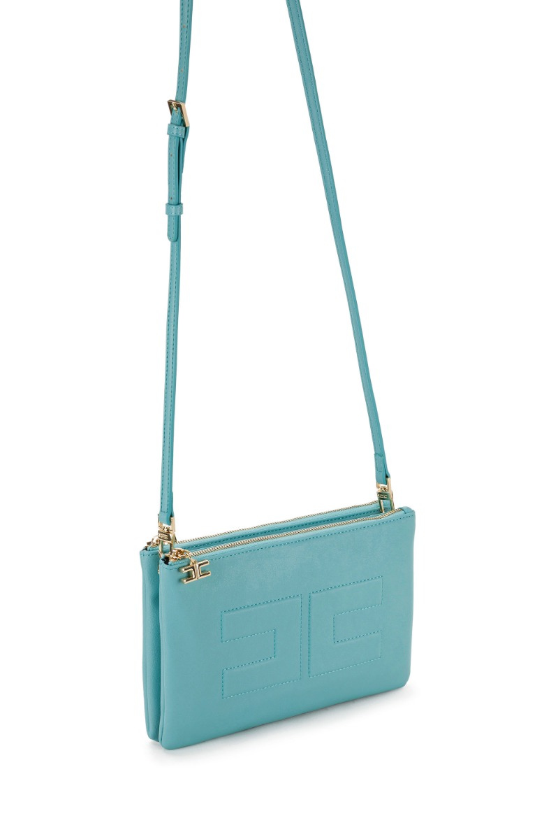 Micro bag with logo - Elisabetta Franchi® Outlet