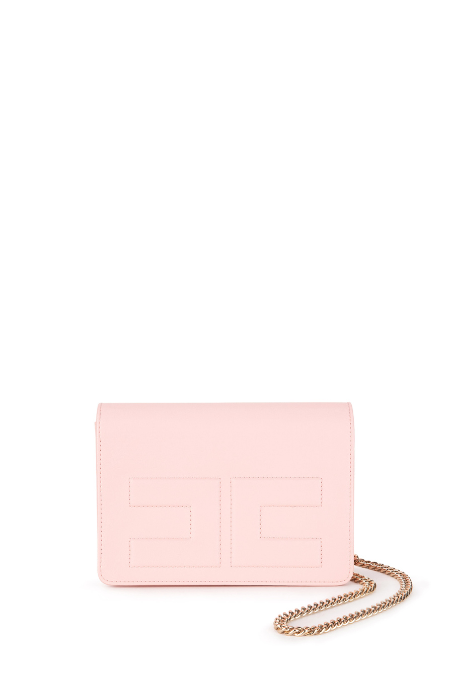 Bag with chain shoulder strap - Elisabetta Franchi® Outlet