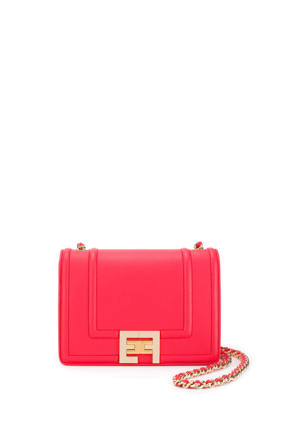 Shoulder bag with chain - Elisabetta Franchi® Outlet
