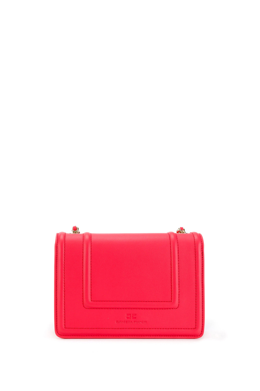 Shoulder bag with chain - Elisabetta Franchi® Outlet